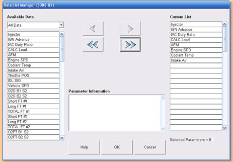 techstream09: OBD-II diagnostic program screenshot
